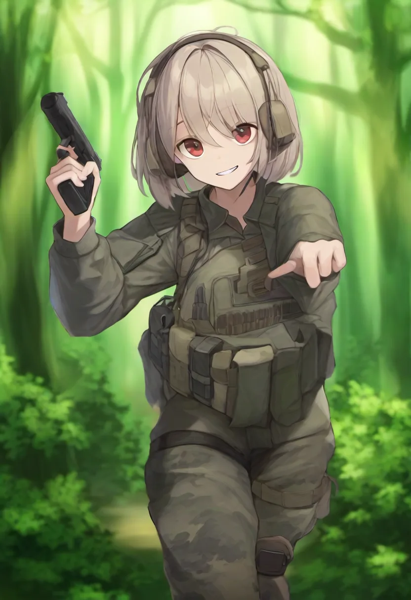 ジュネーブ条約を遵守する女兵士