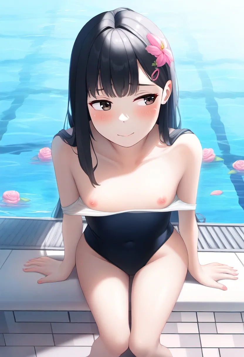 黒髪女子おっぱい