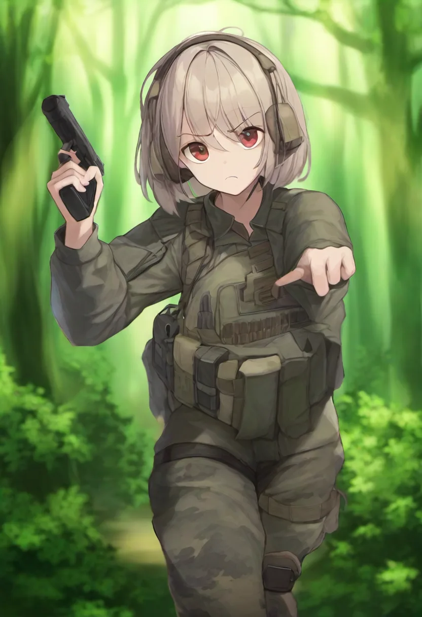 出会った頃の女兵士