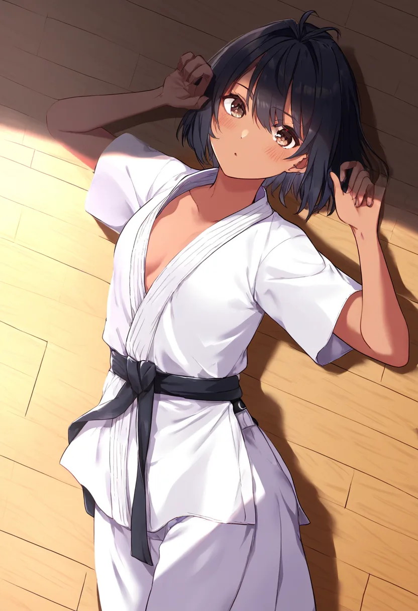 中東系女性と寝技