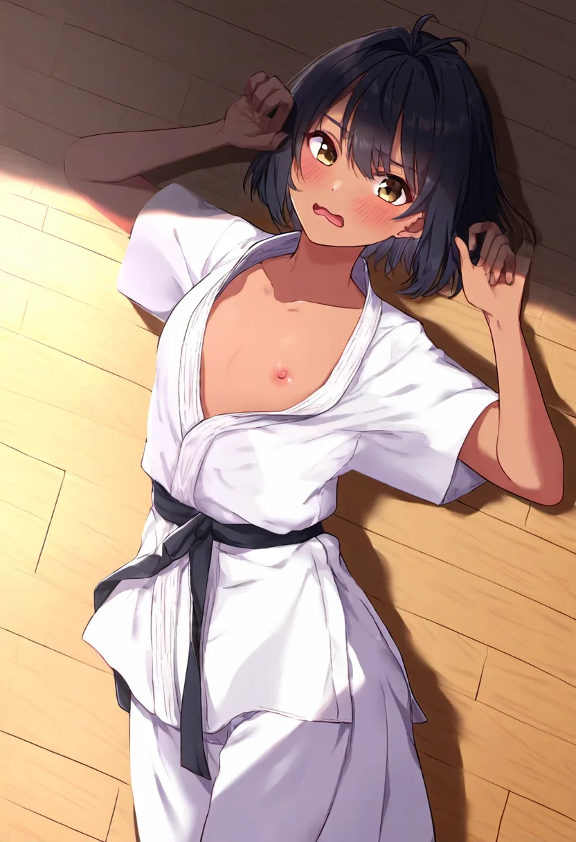 中東系女性と寝技
恥じらい
