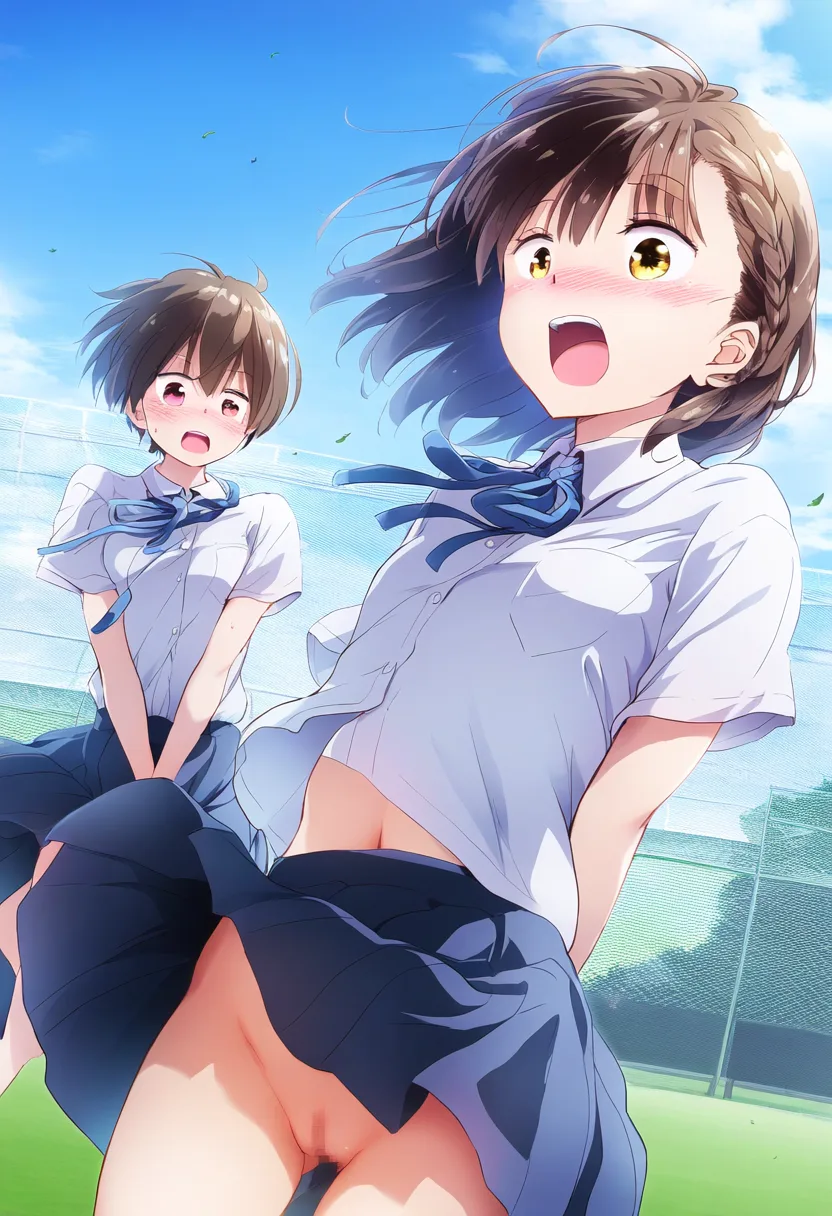 お◯んこ見えて可愛すぎる女子たち。