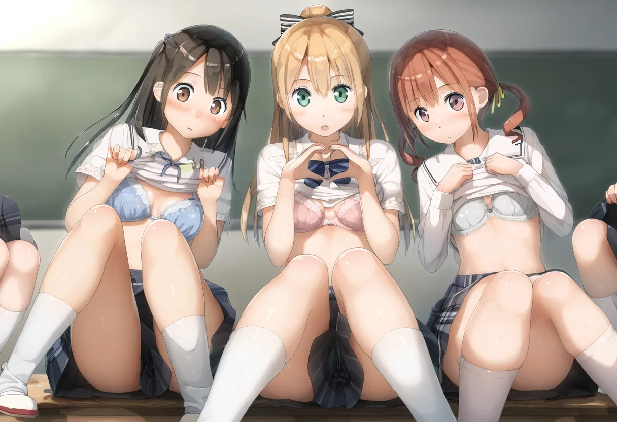 このままぶっかけたい三人。
