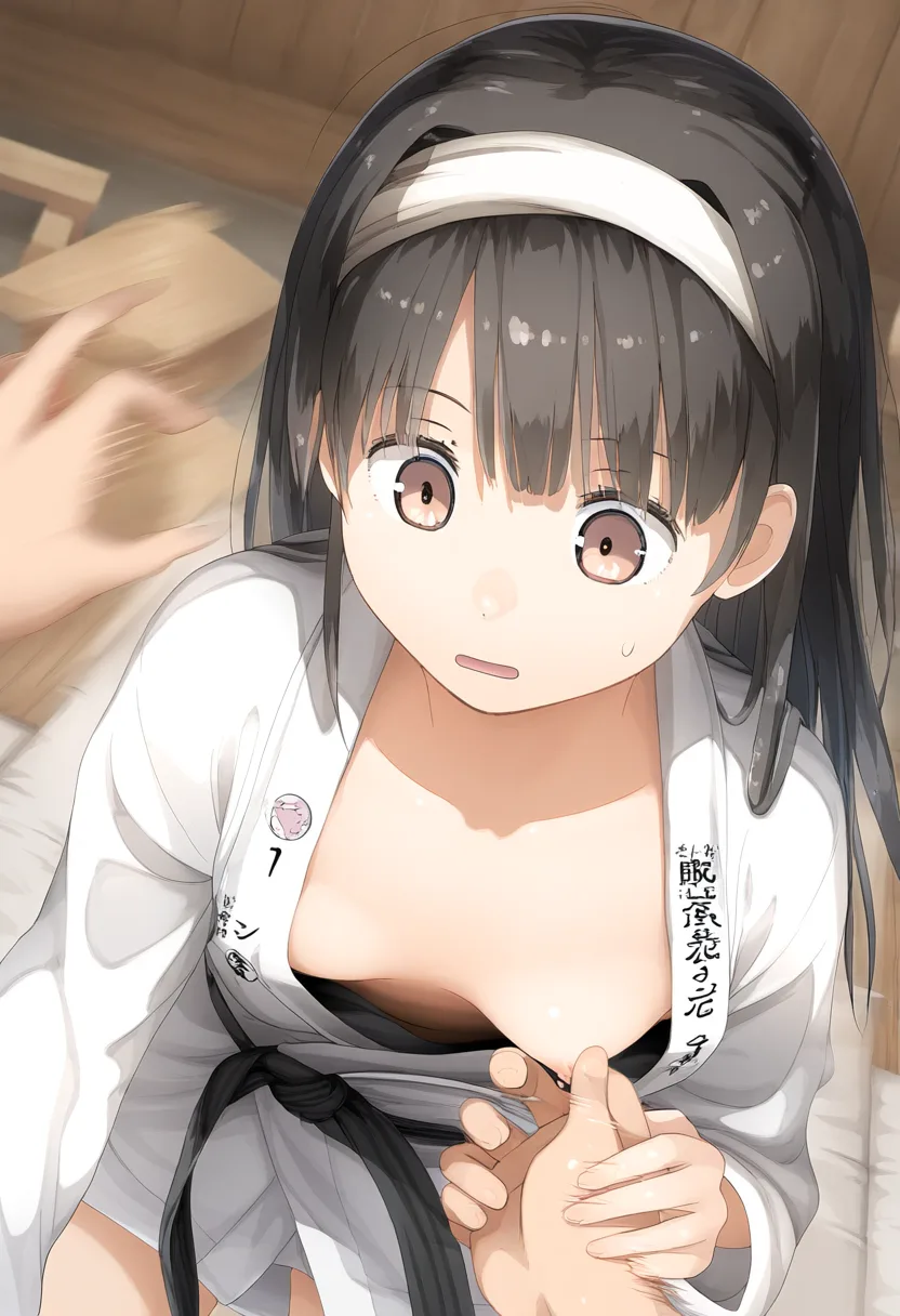 つい手が滑って乳首摘んでしまった。