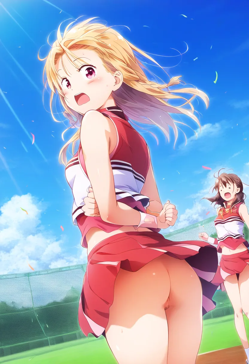 やらかしたチアリーダー。
