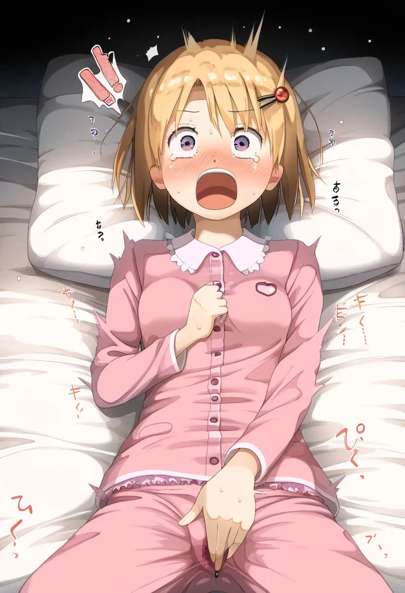 オナニー中のショートヘアな女の子
