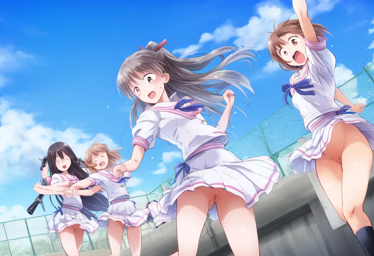 ノーパンでダンスの練習するアイドル。