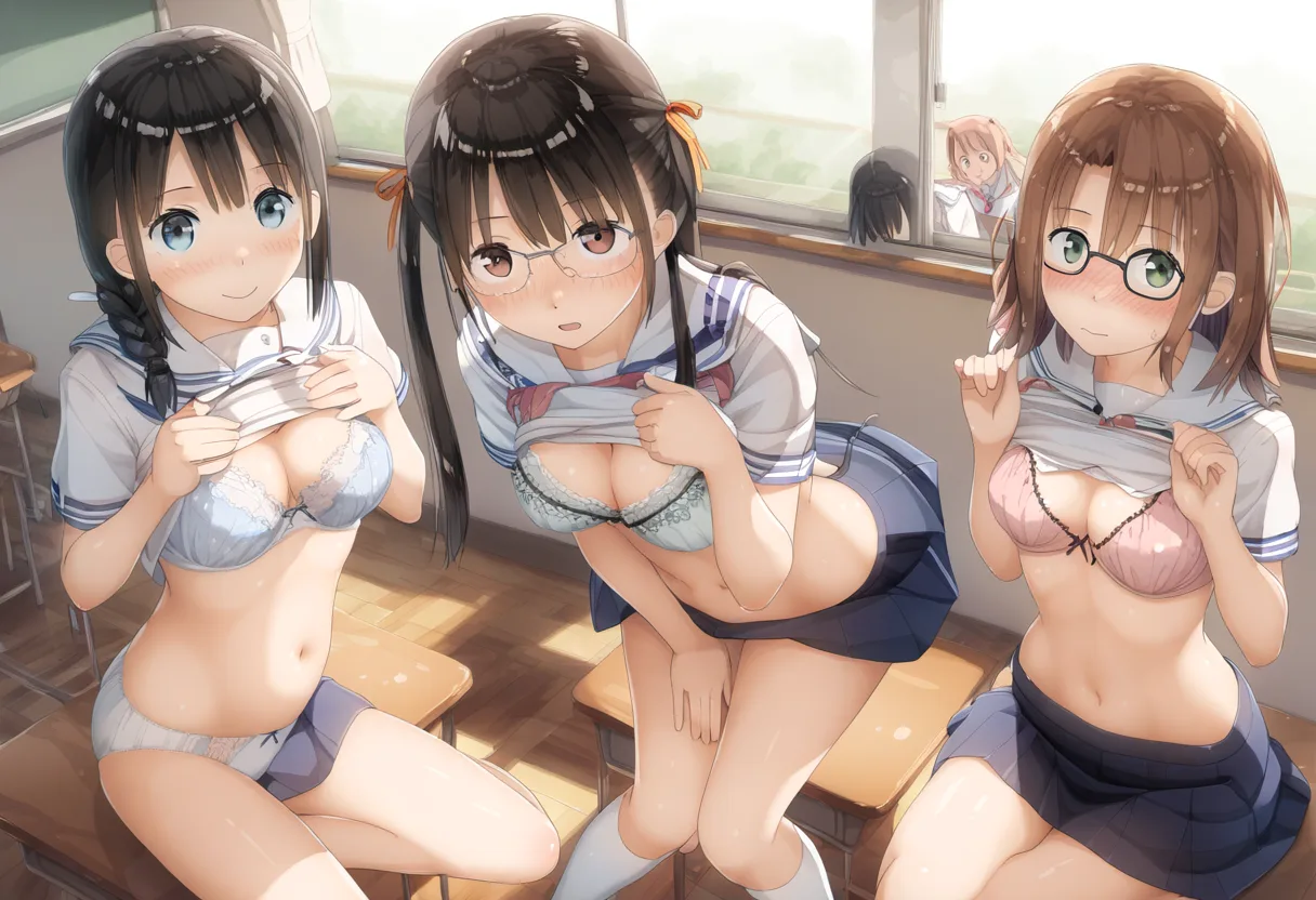 艶めかしすぎる女子たち。