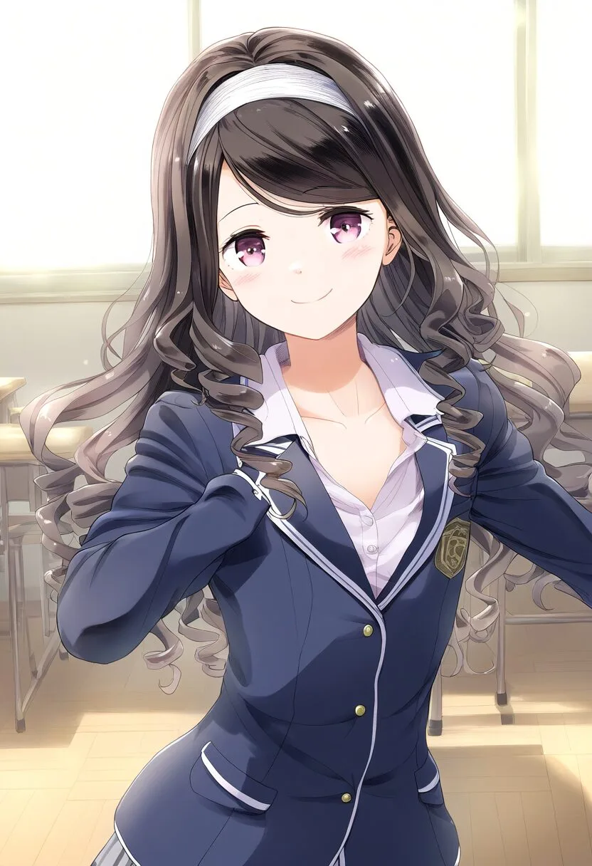 可愛らしい女子は教室で踊る