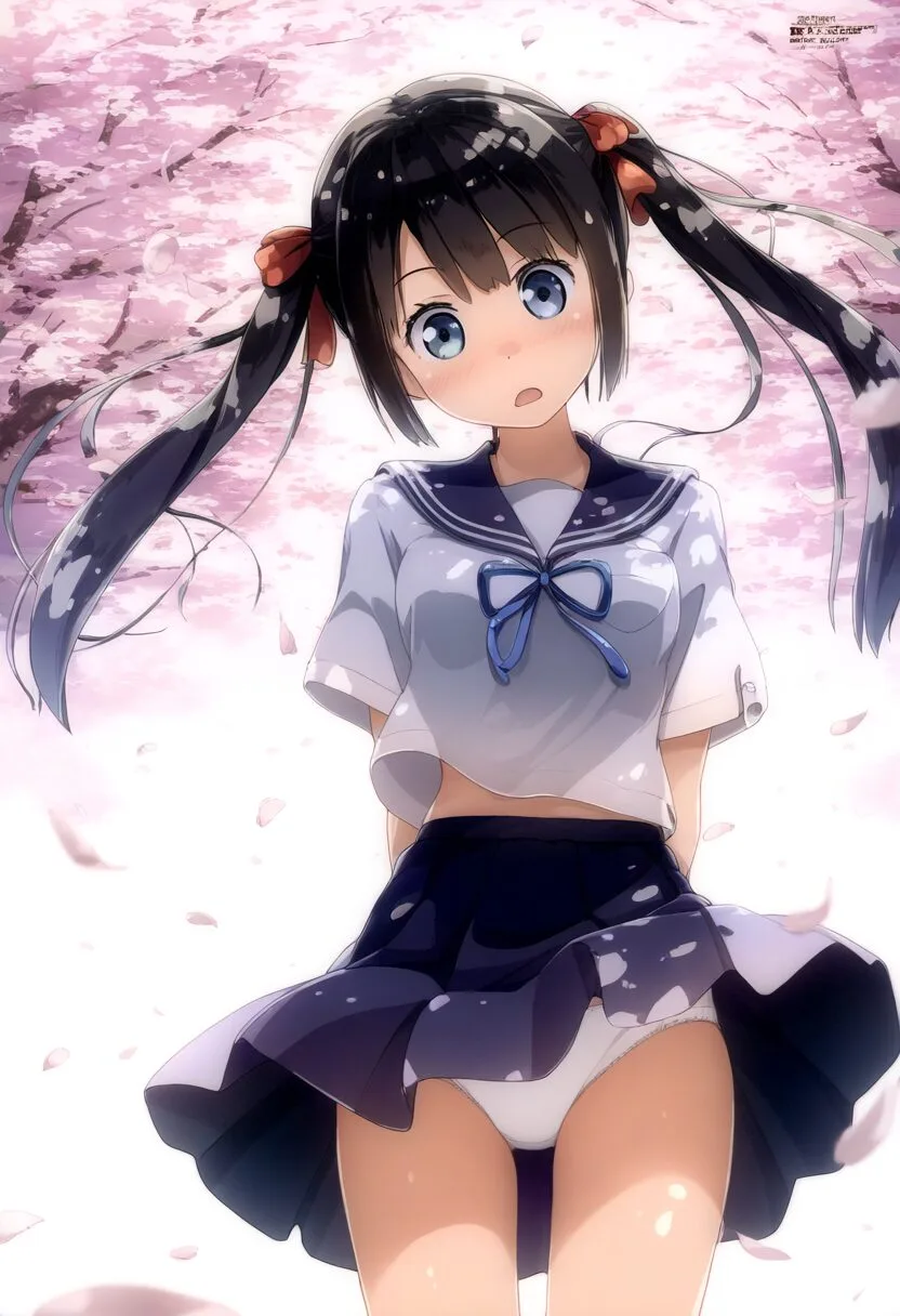 パンチらのツインテール女子