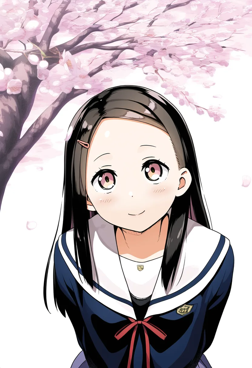 桜の木の下で