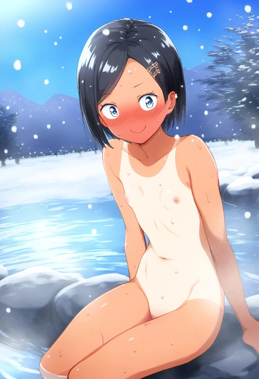 温泉で裸になってしまった陽坂みお