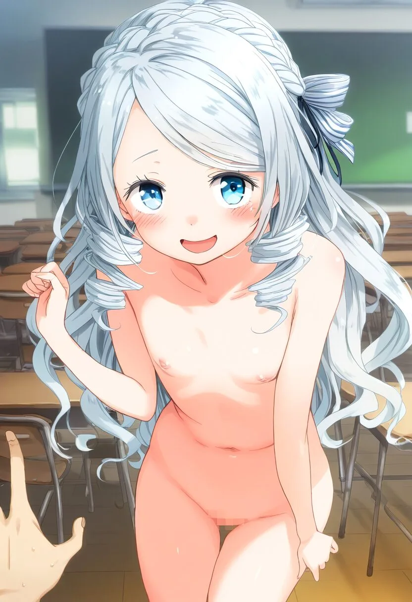 銀髪女子がsexしようと誘う