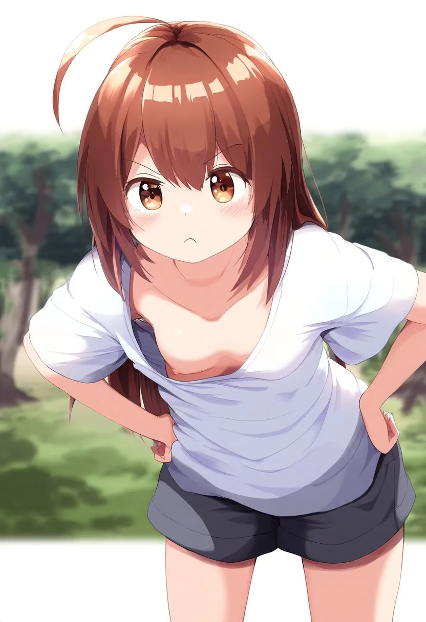 桐ヶ谷あおいは怒っているのに乳首見えてる