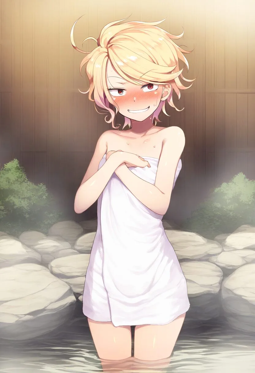 すみかはタオルで隠す