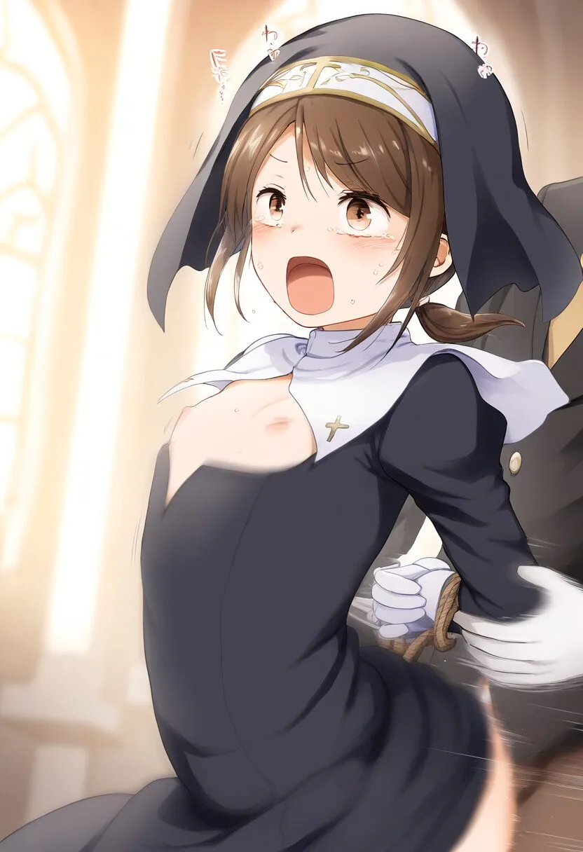 バックでセックスする幼馴染系女子