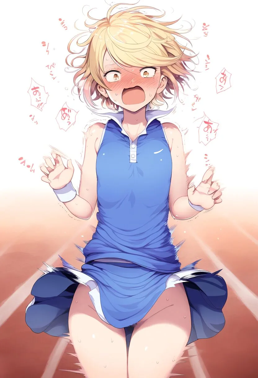 すみかは校則違反につきノーパンテニス