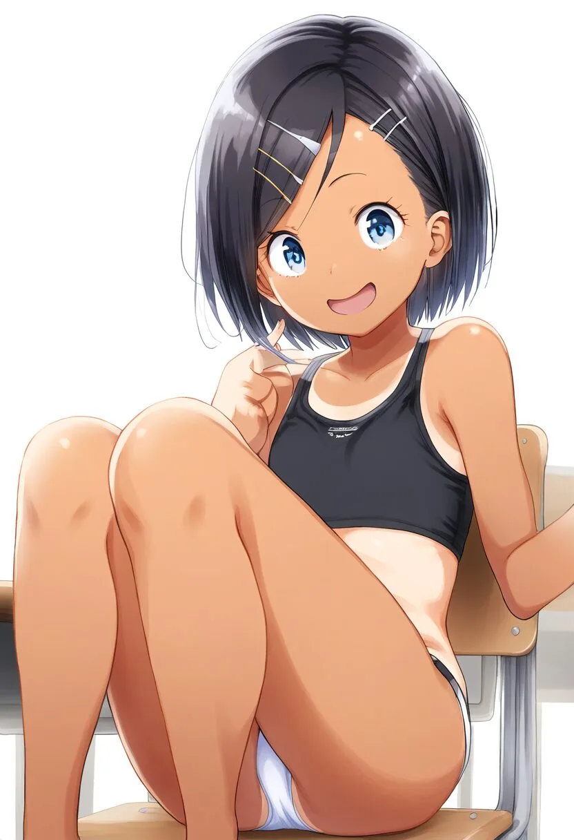 パンツ見えちゃってる陽坂みお