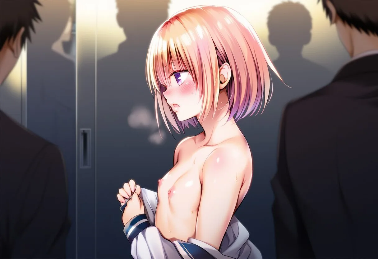 可愛い女の子は罰ゲームでおっぱい晒す