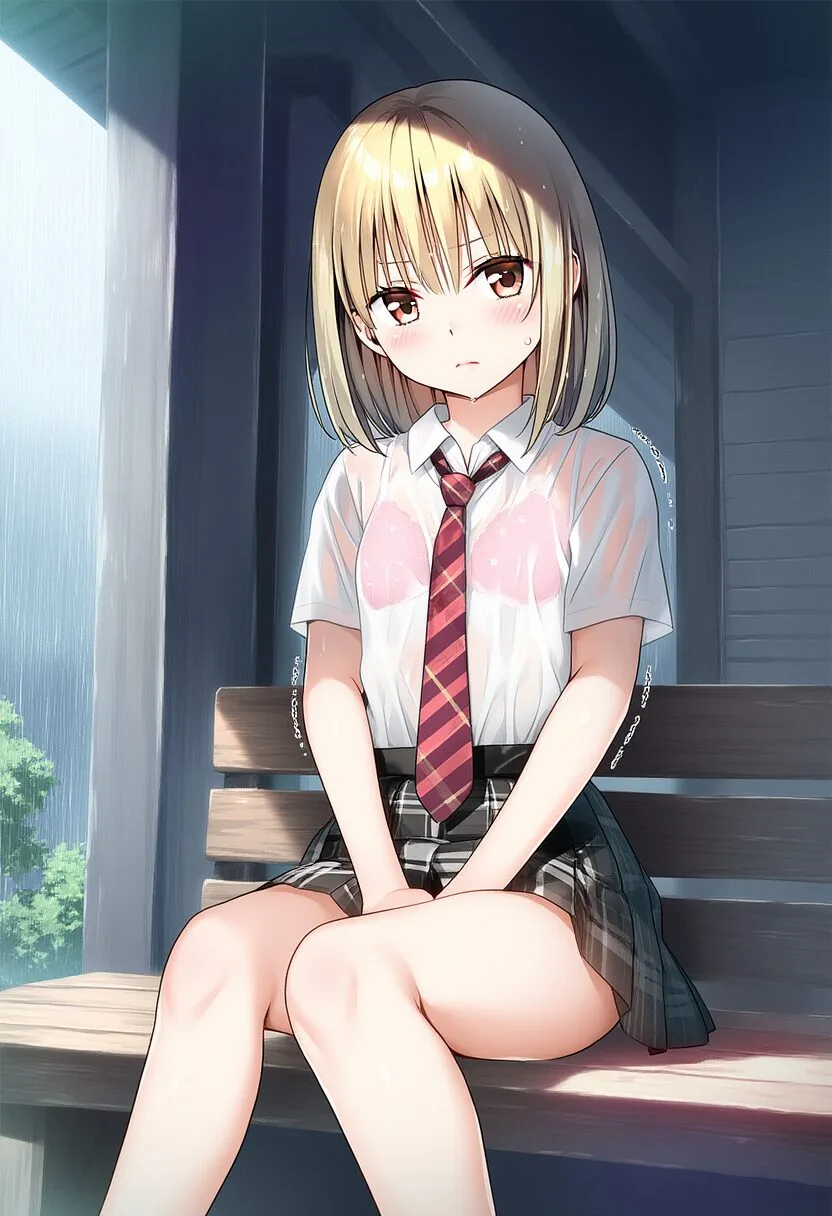 雨に濡れて震える王国の姫