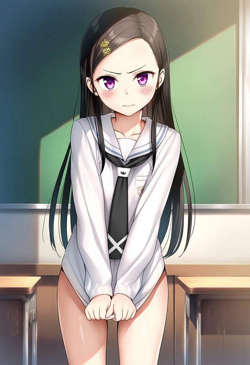 お嬢様系女の子は見えそうで、見えない。