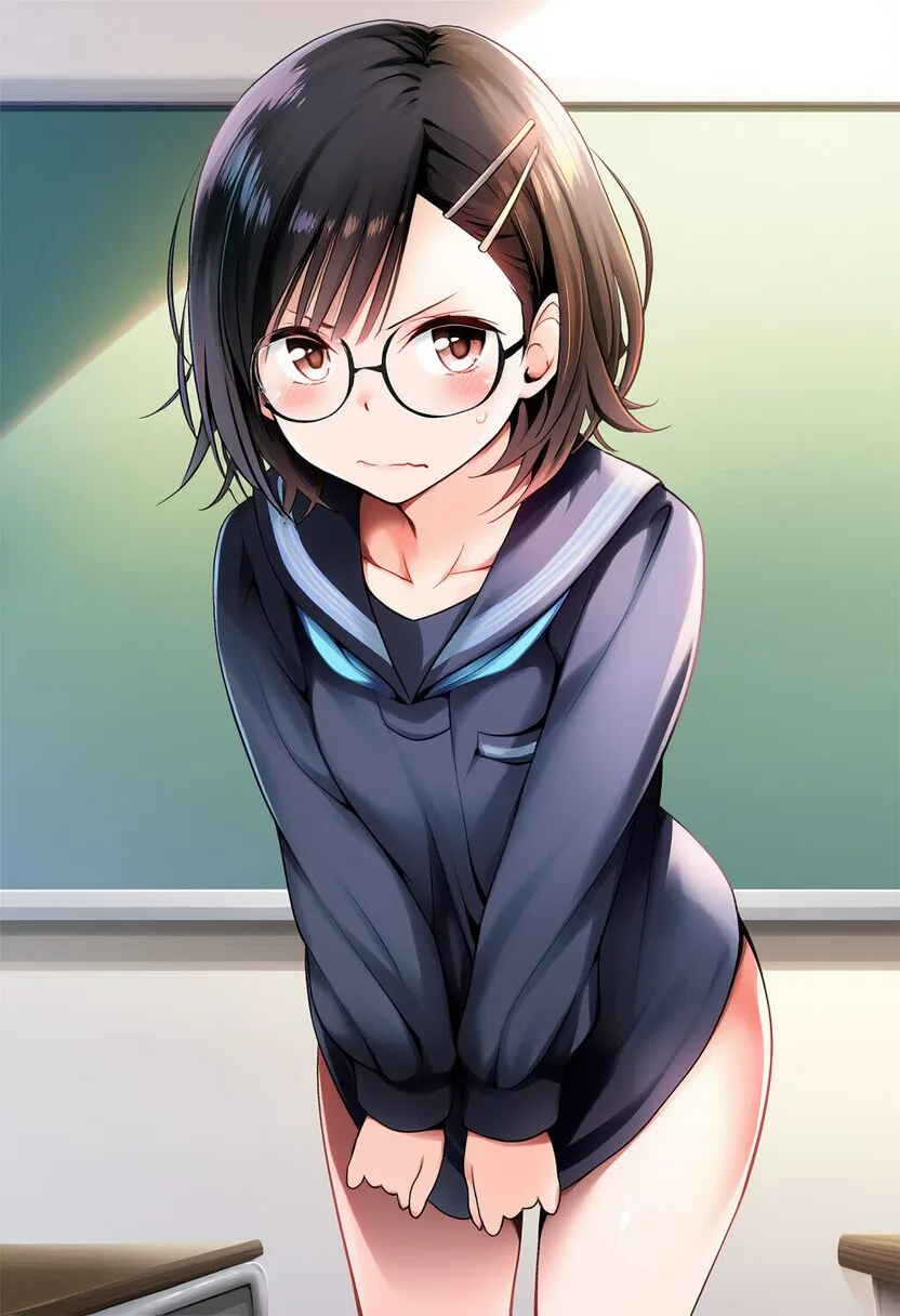 暮野は見えそうで、見えない。