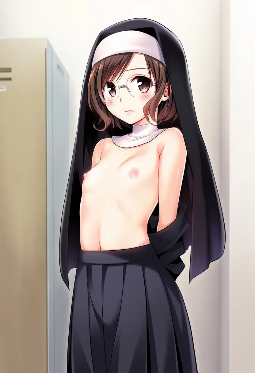 ロッカールームでトップレスなみのりちゃん