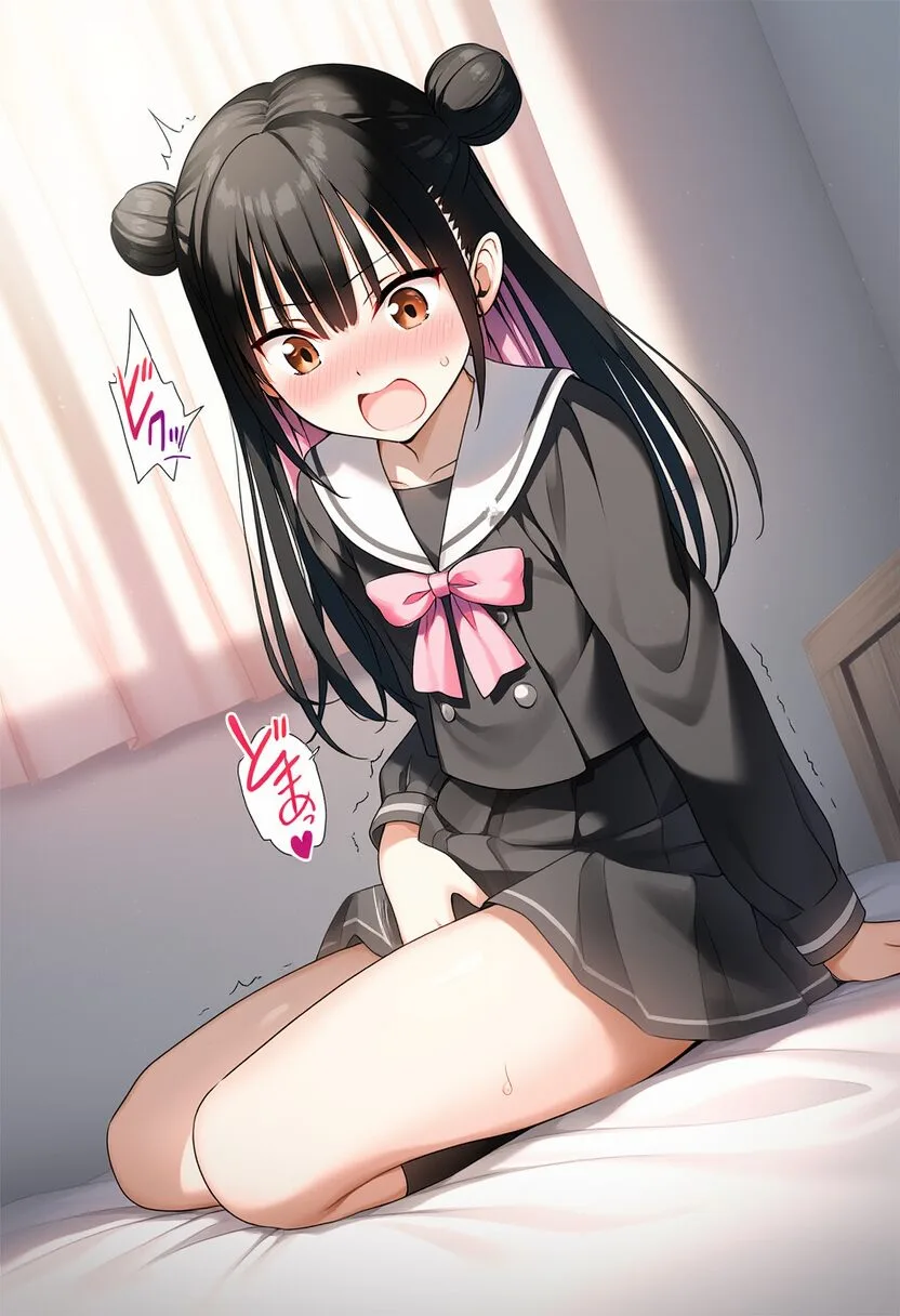 りんはオナニーしてるところを見られてしまった。