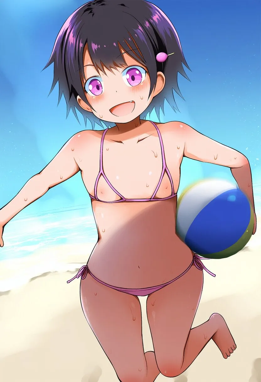 ポロリに気づかない根岸めぐ