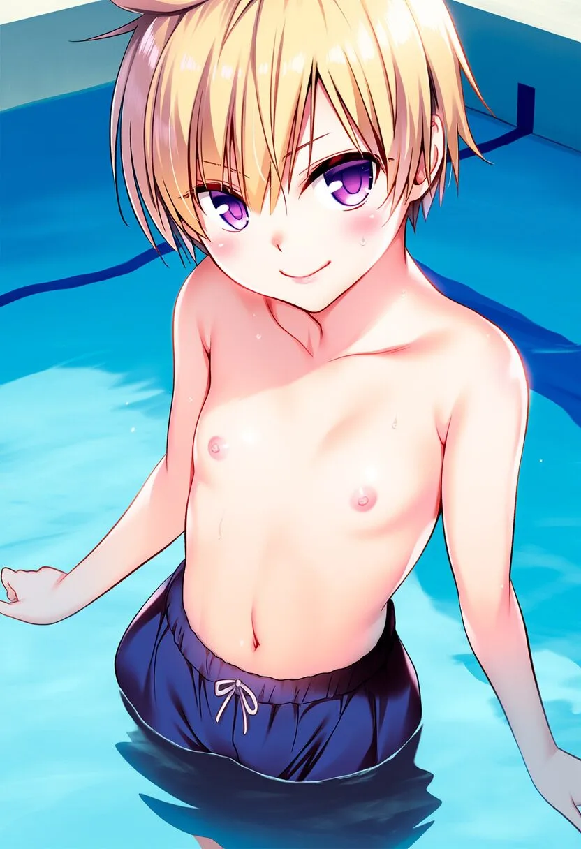 顔が近いトップレスの速水