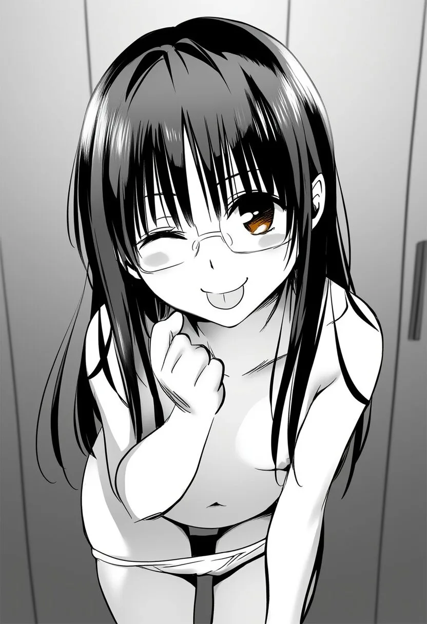 藤波つむぎはイタズラな笑顔で脱いでる
