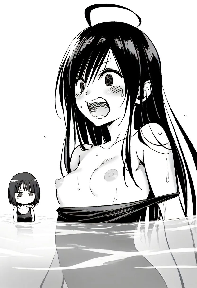 優しいお姉さんの水着が破れておっぱい丸見え