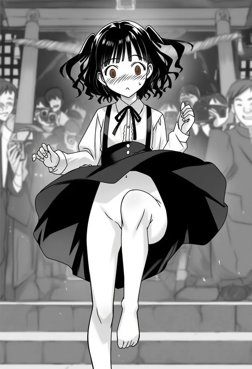 歌原はノーパンで撮影されている